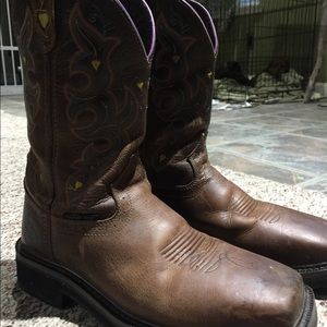 Justin work boots